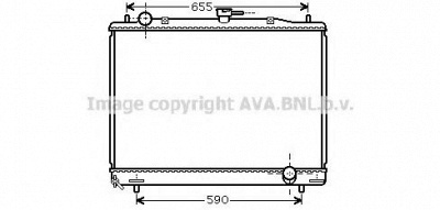 AVA QUALITY COOLING mt2193 -  Радиатор, охлаждение двигателя